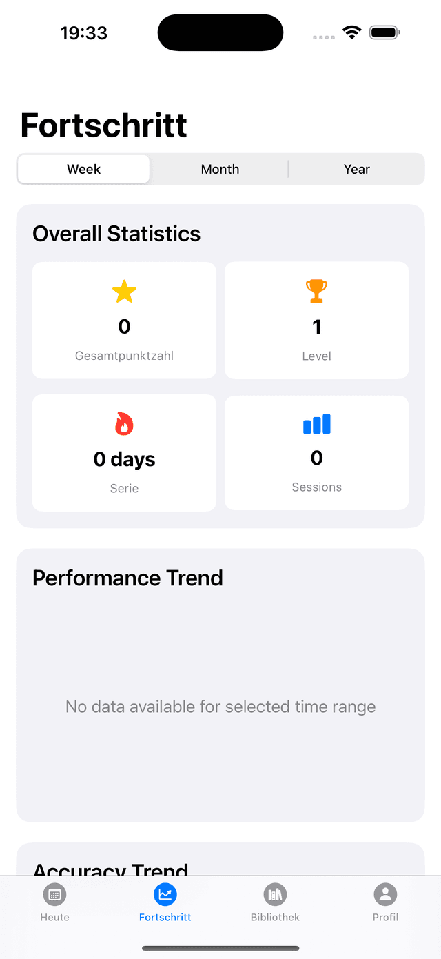 SynapseGym App - Training Interface