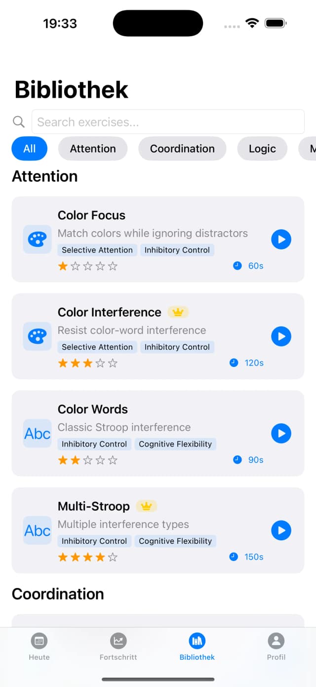 SynapseGym Statistics